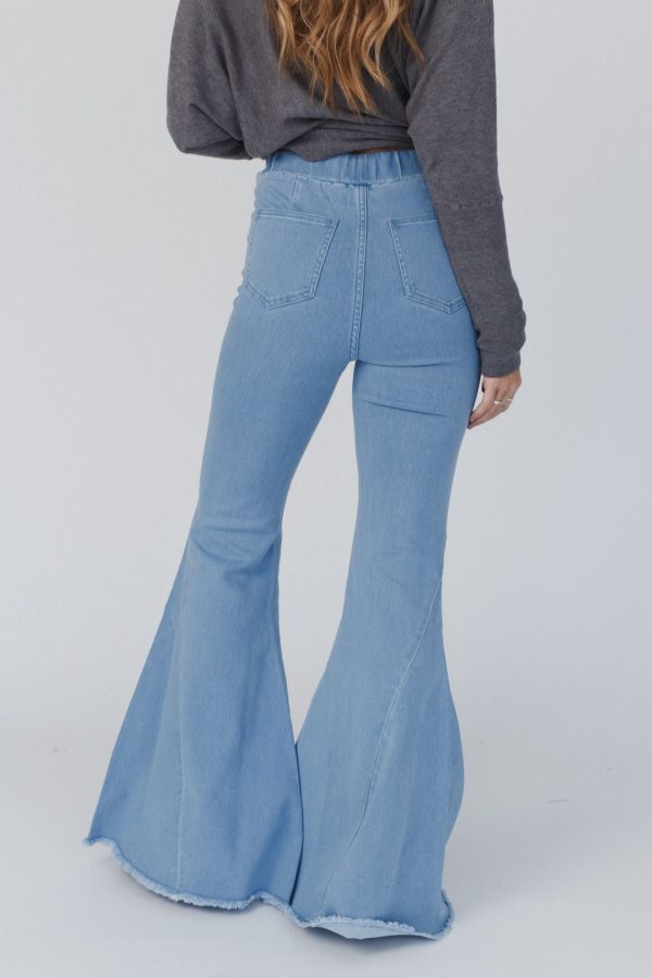 The Signature Flare - Light Denim on Sale - Image 4