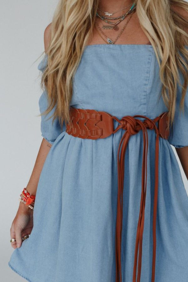 Nomadic Knot Leather Belt - Camel Online - Image 4