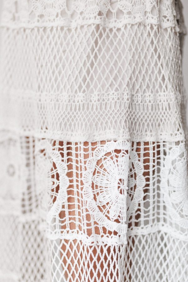 Boho Canyon Crochet Skirt - White Discount - Image 3