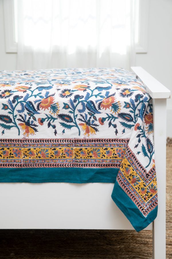 Provincial Block Print Tapestry For Sale - Image 2