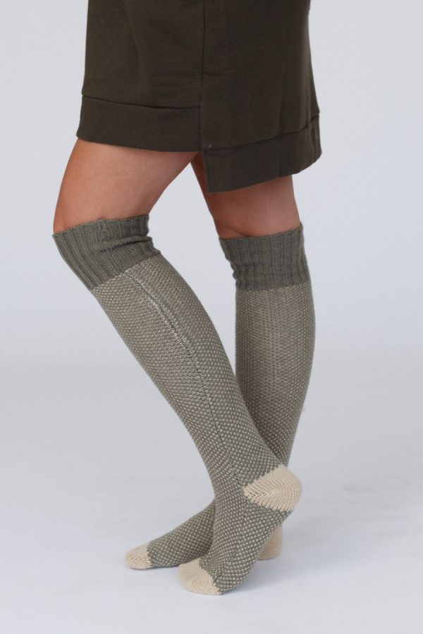 Cozy Cabin Lounge Socks - Mint For Discount