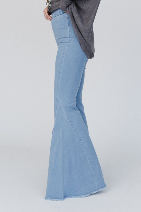 The Signature Flare - Light Denim on Sale - Image 5