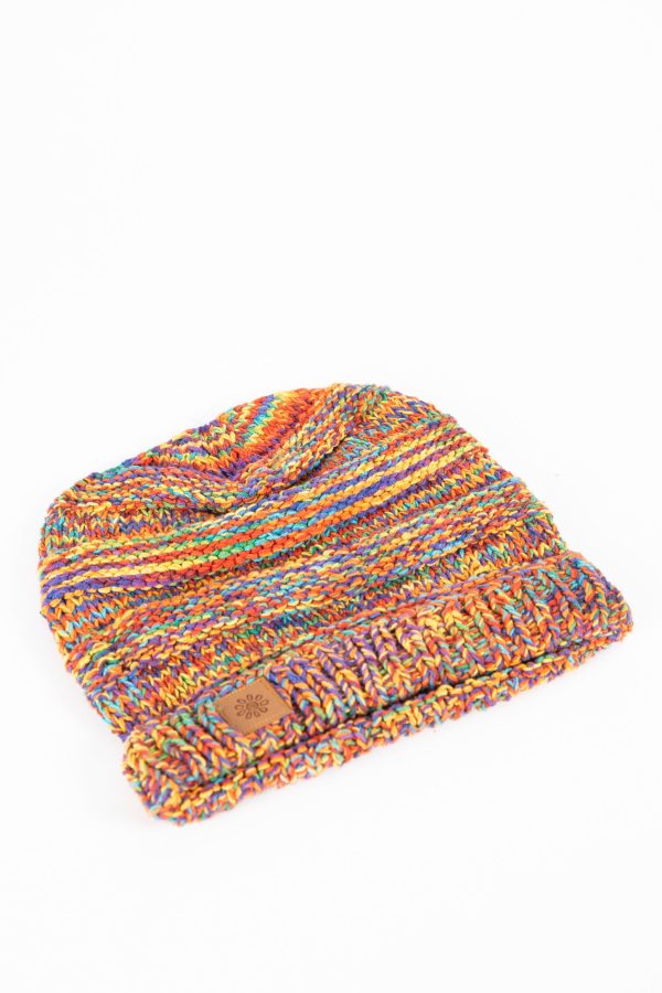 Fold Over Cotton Beanie Hot on Sale - Image 4