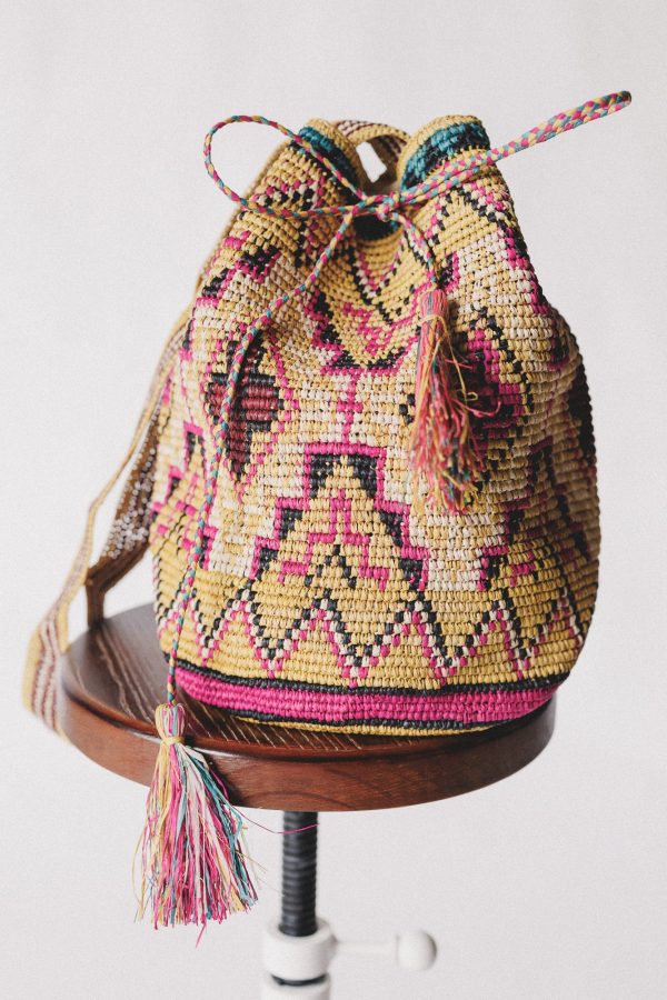 Hudson Raffia Bag - Mustard Online - Image 2