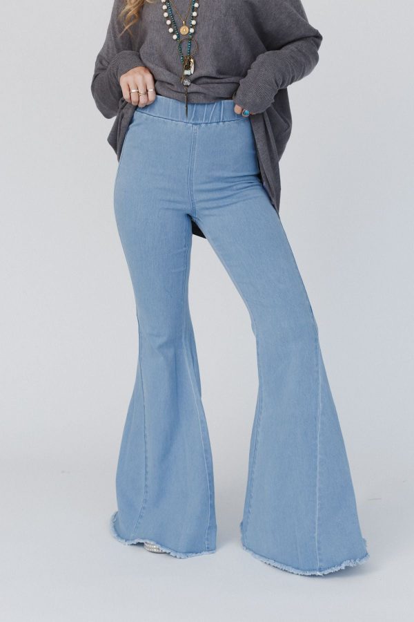 The Signature Flare - Light Denim on Sale - Image 3
