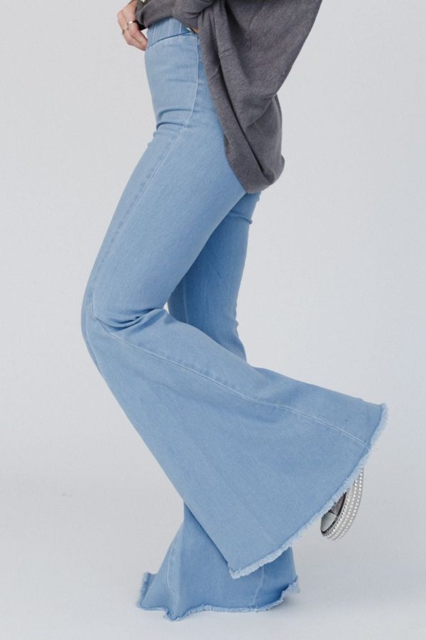 The Signature Flare - Light Denim on Sale - Image 2