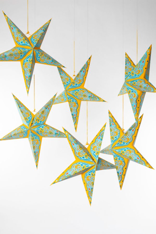 Paper Star Decoration 6 Pack For Cheap