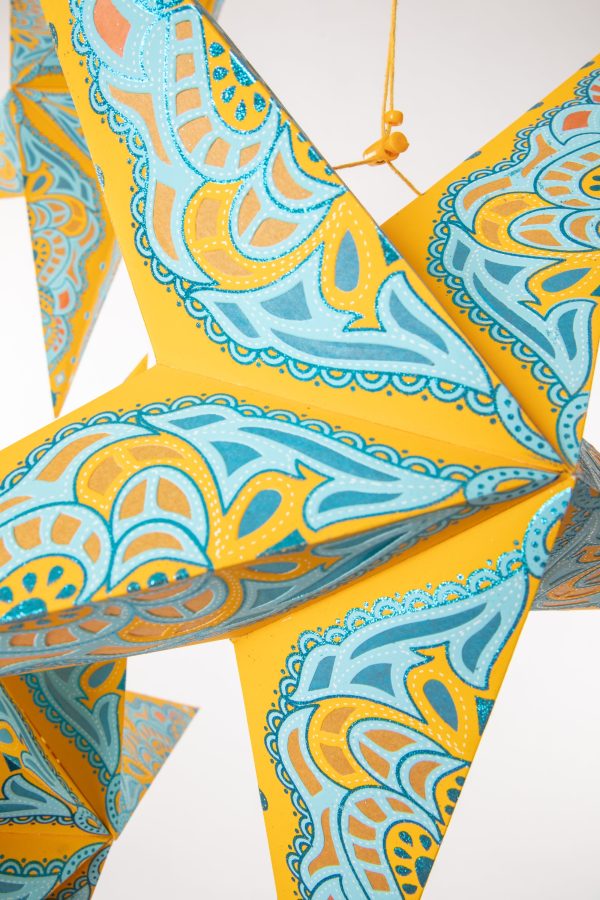 Paper Star Decoration 6 Pack For Cheap - Image 3