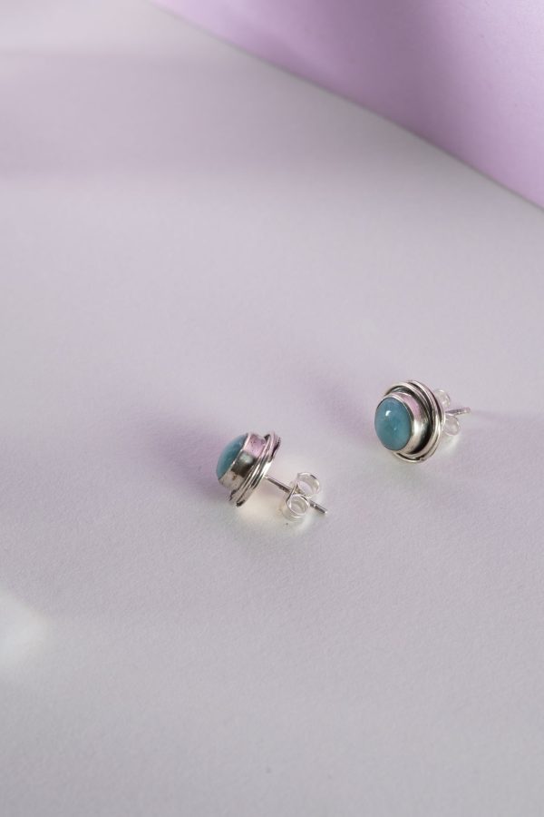 Whirlpool Gemstone Button Studs Online