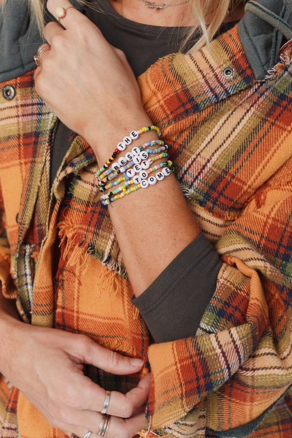 The Best Is Yet To Come Bracelet Set - Multi Online now - Image 4