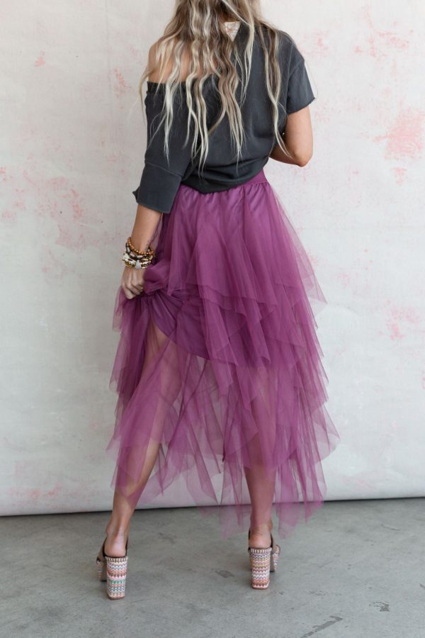 Boho Ballerina Skirt - Mauve Sale