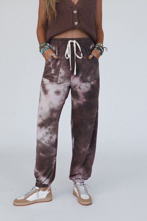 The Nest Serene Sky Pants - Chocolate Online now