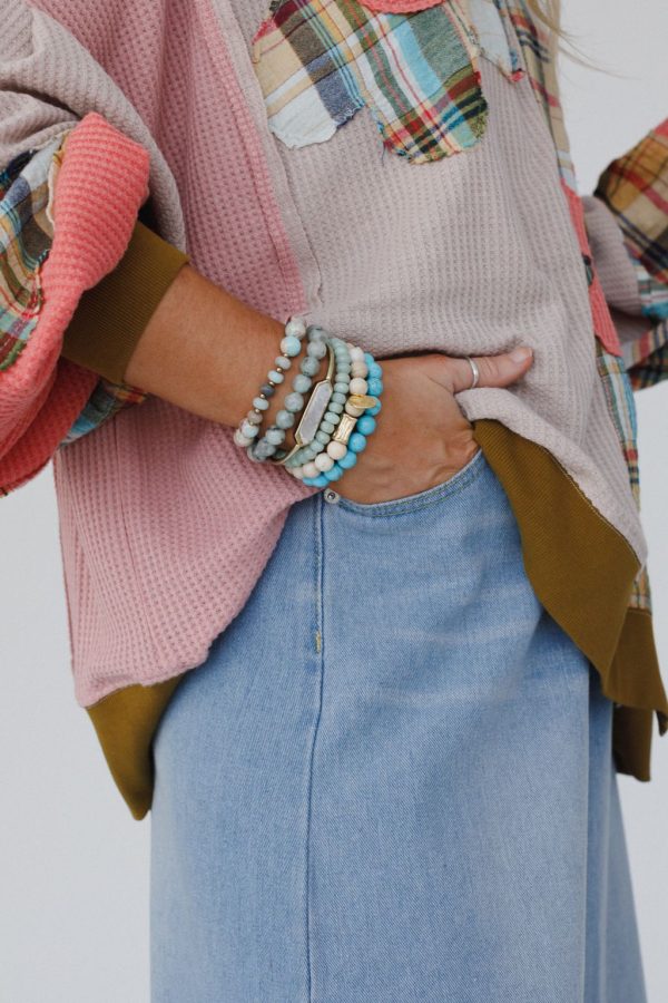 Sunset Sands Bracelet Set - Mint Fashion