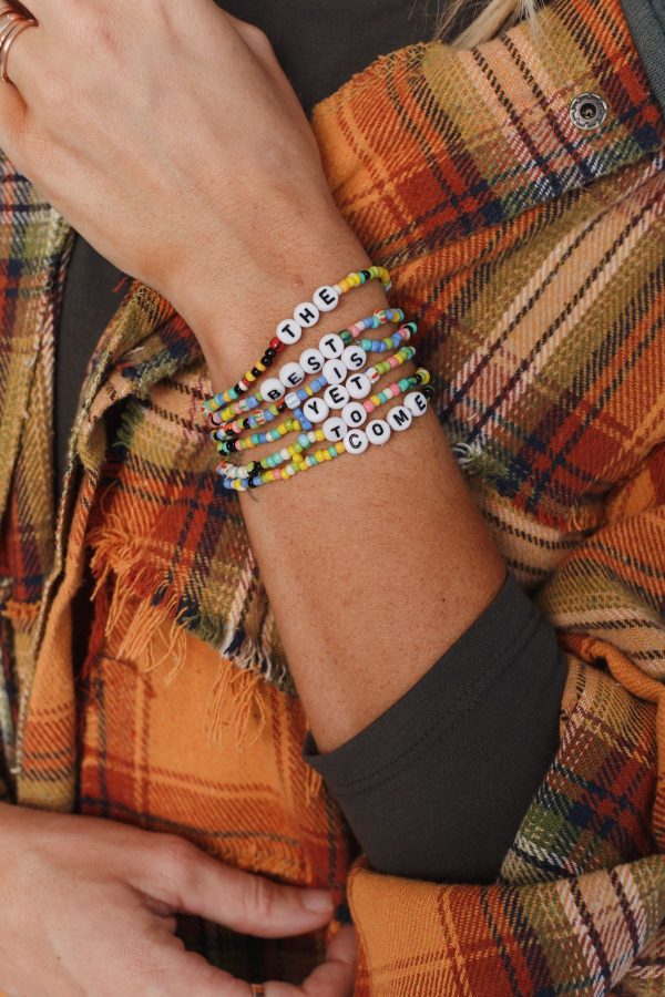 The Best Is Yet To Come Bracelet Set - Multi Online now