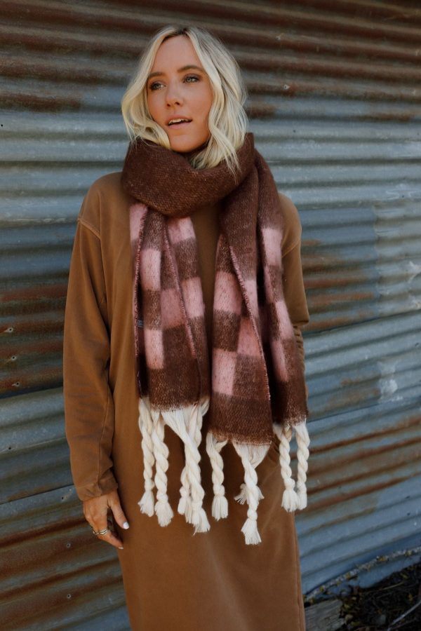 Cider Stroll Scarf - Rust Online