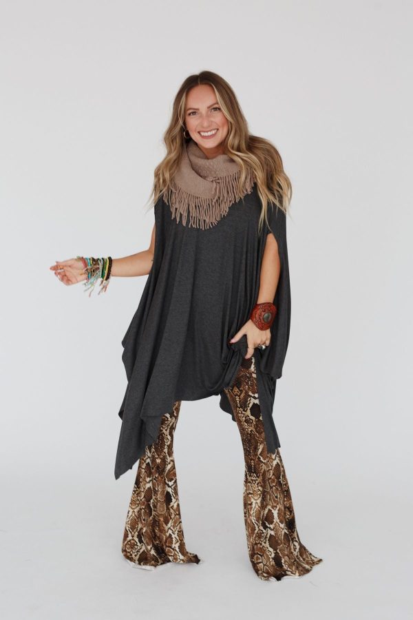 The Wren Tunic - Charcoal Online now - Image 3