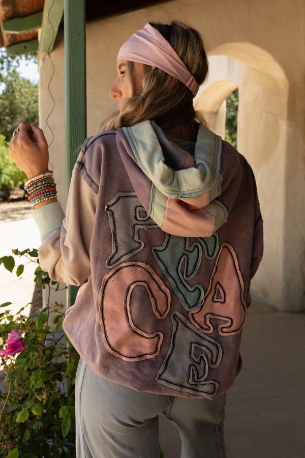 Peace Out Hoodie - Blue Supply
