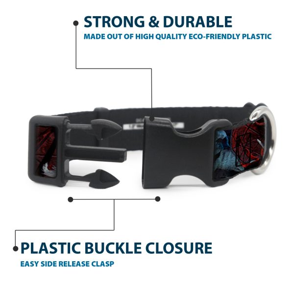 Plastic Clip Collar - Nightmare Before Christmas Jack, Oogie Boogie, Santa Scene on Sale - Image 4
